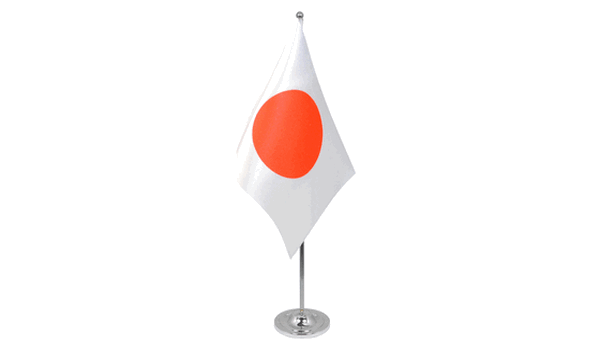 Japan Satin Table Flag
